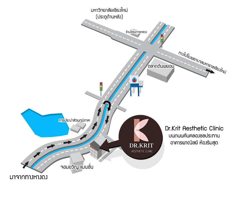 แผนที่ ด๊อกเตอร์กฤษฏิ์ คลินิก เชียงใหม่